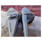 Lot of (2) Plastic Chain Saw Cases (Black) (empty)