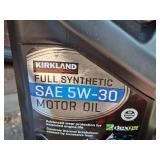 Lot of (2 Boxes) Kirkland SAE 5W-30 Full Synthetic Motor Oil Quart Plastic Bottles 5-count ( 10 total items )
