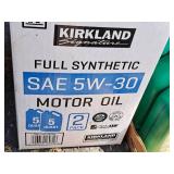 Lot of (2 Boxes) Kirkland SAE 5W-30 Full Synthetic Motor Oil Quart Plastic Bottles 5-count ( 10 total items )