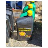 Lot of (3) 10W-40 Motor Oil Quart Plastic Bottles
