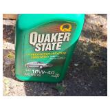 Lot of (3) 10W-40 Motor Oil Quart Plastic Bottles