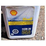 Lot of (4) SAE 5W-20 Motor Oil Quart Plastic Bottles