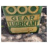 Vintage 2-U.S.-Gallon Metal Gear Lubricant Can (empty)