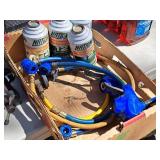 Lot of (4) Cans of Refrigerant with (2) AC Dispensers