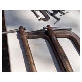 Lot of (2) C-Clamps 8"