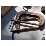 Lot of (2) C-Clamps 6"