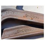 Lot of (2) C-Clamps 6"