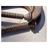 Lot of (2) C-Clamps 6"