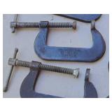 C-Clamps - 2-1/2" (5) and 1" (x1)