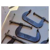 C-Clamps - 2-1/2" (5) and 1" (x1)