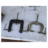 Lot of (2) 3-Way Corner Clamps