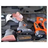 Black & Decker® 12V Cordless Combo Tool Kit - Jig Saw,Firestorm  Drill, Mouse Sander/Polisher, Battery, Case MT1203