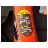 Black & Decker® 12V Cordless Combo Tool Kit - Jig Saw,Firestorm  Drill, Mouse Sander/Polisher, Battery, Case MT1203