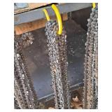 Lot of (8) 24" Assorted Saw Chains