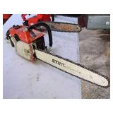 Stihl Rollomatic E D340AV Gasoline-Powered Chainsaw 22" Bar (White/Red)