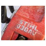 Stihl Rollomatic E D340AV Gasoline-Powered Chainsaw 22" Bar (White/Red)