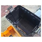 Plastic Rolling Tool Box (Black/Yellow)