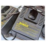 DeWalt® (2) Cordless Tool Battery Chargers and (1) 12V Battery DW9072