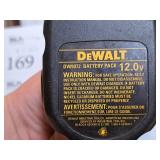 DeWalt® (2) Cordless Tool Battery Chargers and (1) 12V Battery DW9072