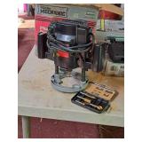 Master Mechanic® Plunge Router MM8510 with Router Bits, Original Box
