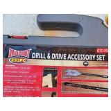 Drillcraft® Drill & Drive Accessory Set 253-piece DCT-00253 with Case