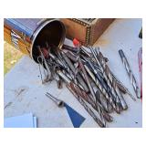 Lot of (1 Can) Assorted Drill Bits