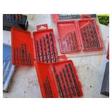 Lot of (3) Assorted Drill Bit Sets