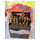 Lot of  Assorted Titanium Drill Bits