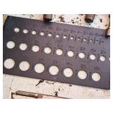 Assorted Drill Bits with Drill Gauge