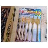 Clarke Spade Drill Bit Set | Titanium Coated 6-piece DB7006