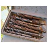 Lot of (1 Case) Assorted Large Drill Bits