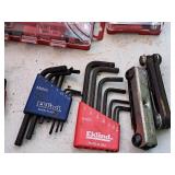 Lot of (4) Assorted Hex Key Sets