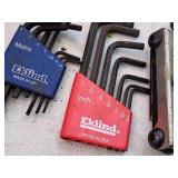 Lot of (4) Assorted Hex Key Sets