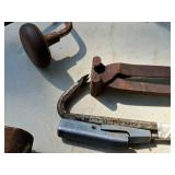 Assorted Hand Tools - Mallet, Chisel, Pry Bars, Snips