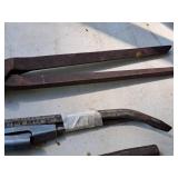 Assorted Hand Tools - Mallet, Chisel, Pry Bars, Snips