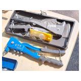 Lot of (2) Riveting Tools and Rivets