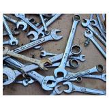 Lot of (1 Tray) Assorted Wrenches