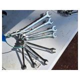 Lot of (10) Assorted Combination Wrenches