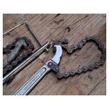 Lot of (3) Assorted Plumbing/Pipe Wrenches