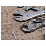 Lot of (4) Assorted Locking Pliers