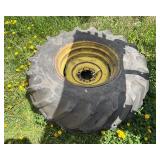 18.4 x 26 combine or Tractor Tire & Rim