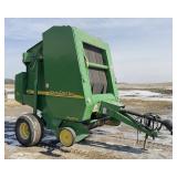 John Deere 467 4x6 Round Baler With Net Wrap