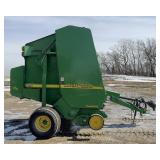 John Deere 467 4x6 Round Baler With Net Wrap