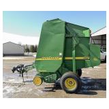 John Deere 467 4x6 Round Baler With Net Wrap