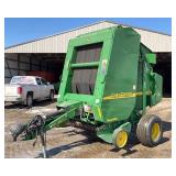 John Deere 467 4x6 Round Baler With Net Wrap