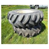 18.4  x 26 Tractor or Combine Tires  8 x 8 bolt pattern