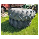 18.4  x 26 Tractor or Combine Tires  8 x 8 bolt pattern