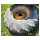 18.4  x 26 Tractor or Combine Tires  8 x 8 bolt pattern