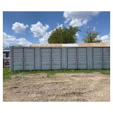 One Trip Sea Container, 4 Side Doors, 40