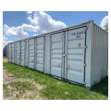One Trip Sea Container, 4 Side Doors, 40